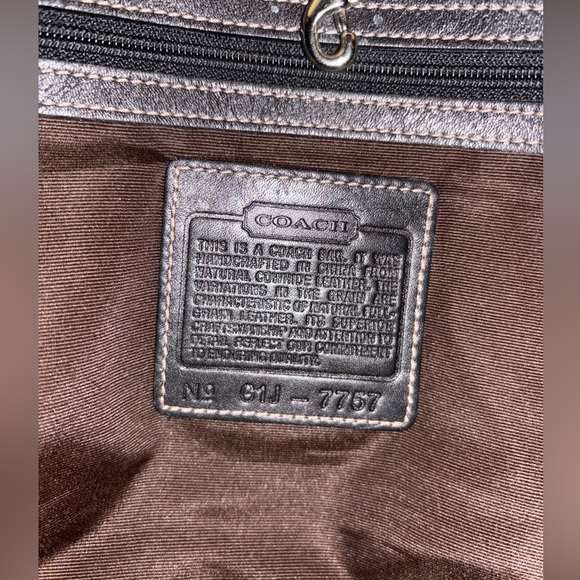 Vintage genuine, leather Coach bag - Picture 3 of 4